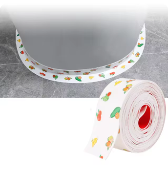 Водонепроникна клейка стрічка для ванної, кухні, душу Waterproof Tape з малюнком