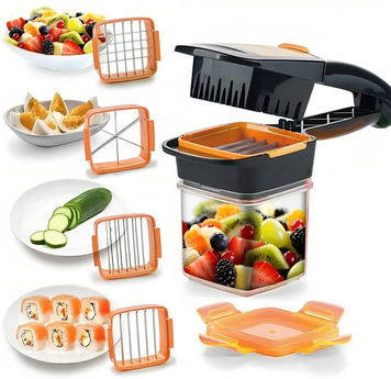 Овочерізка з контейнером 5 в 1 Nicer Dicer Quick