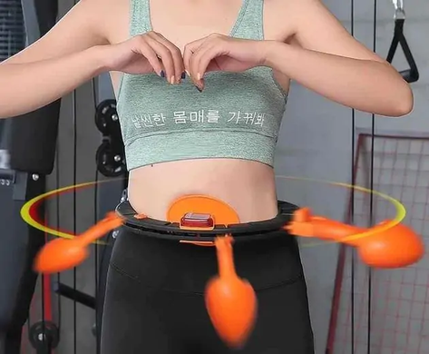 Обруч массажный Хула Хуп для похудения Never Falling Slimming Hula Hoop