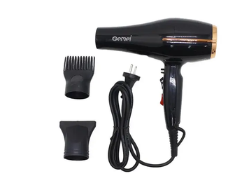Фен для волосся професійний Gemei Gm-1780 3000 Вт Чорний