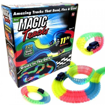 Меджик Трек на 220 деталей Світиться Magic Tracks