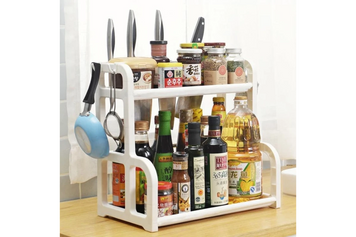 Кухонна пластикова стійка-органайзер для спецій Kitcken seasoning shelf