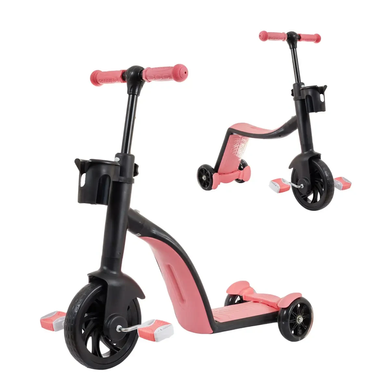 Самокат-велобег Scooter 3в1, с педалями