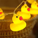 Гірлянда світлодіодна для дитячої кімнати DUCK 1.5 м Гірлянда з 10 гумових міні-качечок