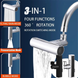 НАСАДКА -Смеситель для кухни с водопадом,поворотный барботер SHOWER HEAD AND527